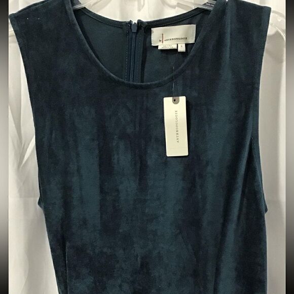 Anthropologie faux suede jumpsuit NWT - Picture 5 of 9